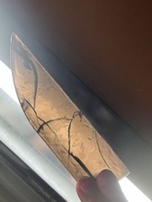 Black Lightning Obsidian Knife