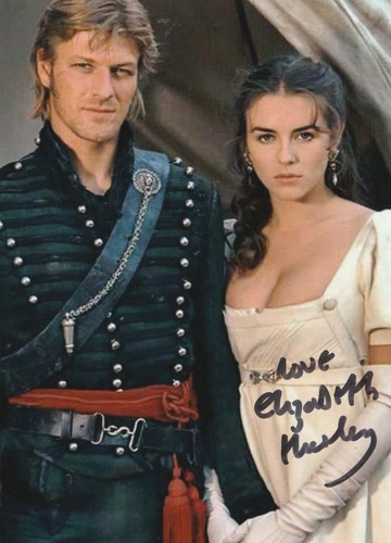 Elizabeth hurley hand - hurley, signed