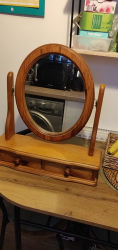 Vintage pine table top - top, vanity