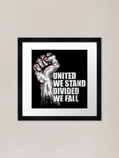 United stand divided we - united, stand,divided