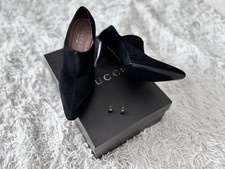 Authentic Gucci Stivaletto Pelle Black Suede Heels Size 36,5eu/3,5uk 399£RRP