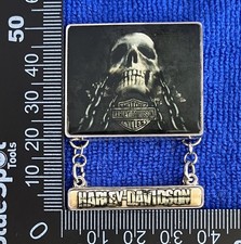 Harley Davidson Chaindriven Skull - Pin Badge - Official Merchandise