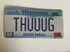 Minnesota Vanity License Plate