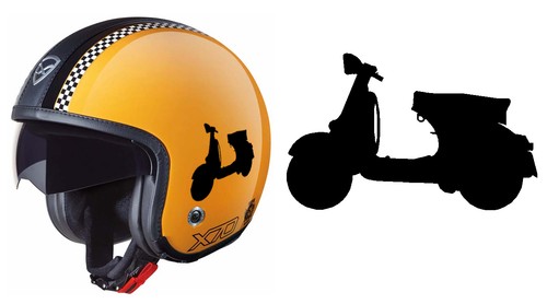 Sticker motorbike vespa - sticker,