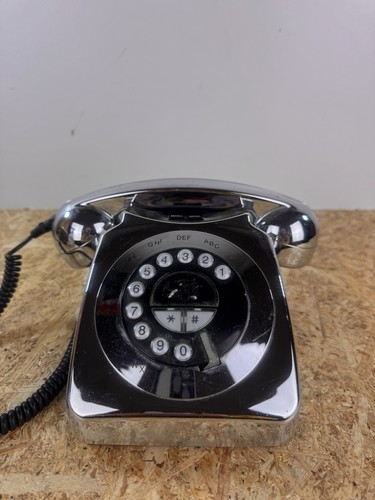 Chrome retro style rotary - retro, dial