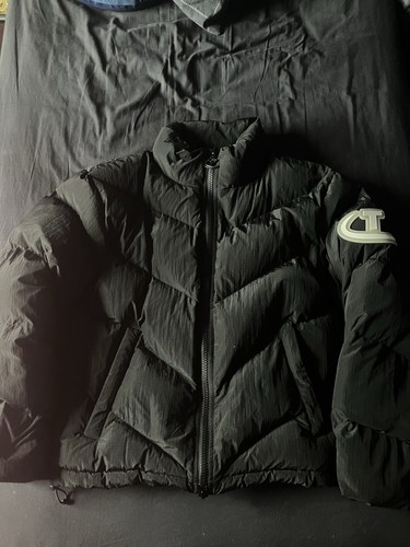 Black trapstar puffer jacket - black,