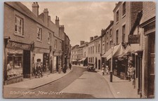 WELLINGTON Shropshire New Street Postcard, Postmarked 1932