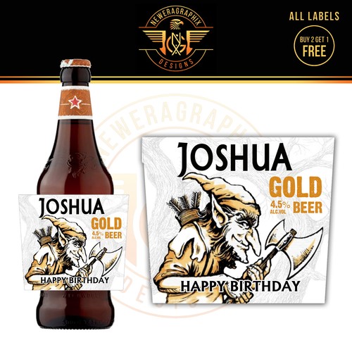 Personalised hobgoblin gold - personalised,