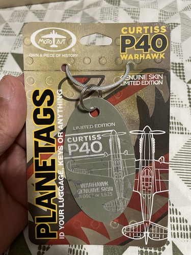 Motoart plane tag p40 - motoart,