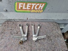 1995 HONDA CBR900RR FIREBLADE SC28 PILLION PASSENGER FOOTRESTS FOOTPEGS WITH...