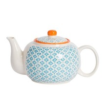 Hand-Printed Teapot Japanese