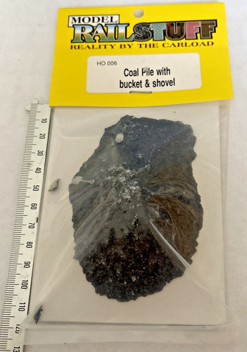Coal pile with bucket - with,