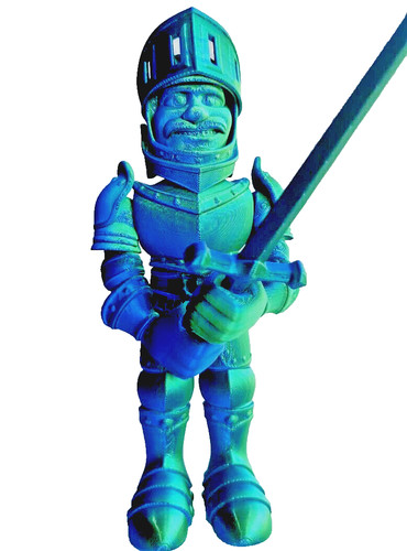 Printed flexible knight - 3d,