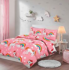 Magical Unicorn Fairy Princess Girls Kids Bedding Duvet Cover & Pillowcase Sets
