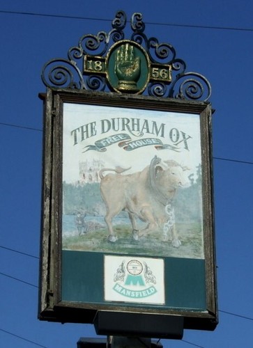 Photo 6x4 sign - for, durham