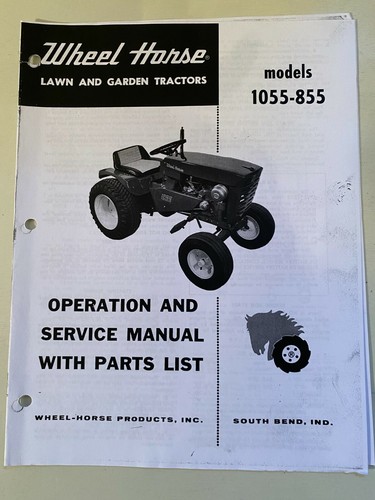 Wheel horse 1055 855 - horse, 1055-855