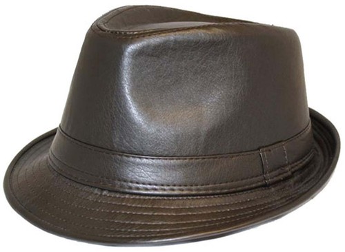 Unisex leather look vintage - leather,