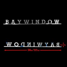 "Bay Window" Stainless Decklid