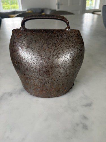 Vintage swiss cow bell - swiss, large
