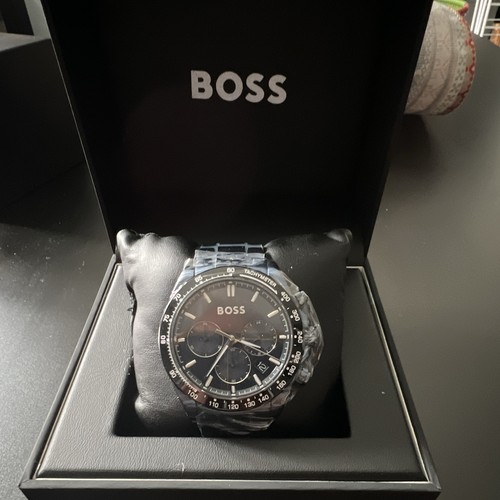 Boss men black dial - men's,