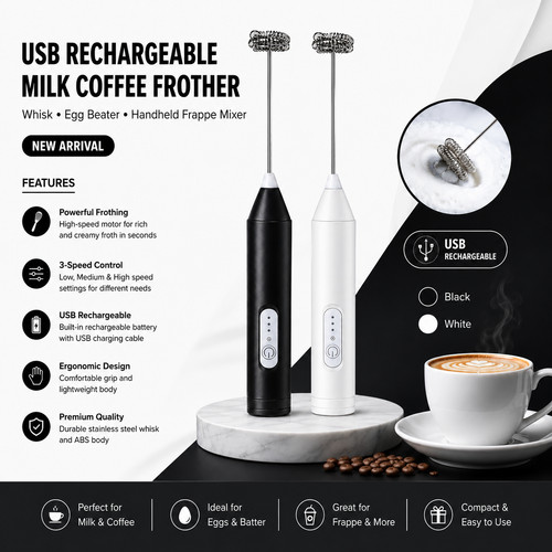 Usb rechargeable milk coffee - usb,