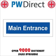 SIGN Main Entrance Door Plaque