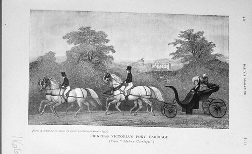 Original old antique print - old,