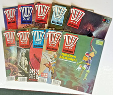 2000 AD 10 x magazines 1989 progs 650 to 659