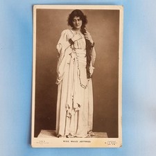 Edwardian Actress Postcard Real Photo C1910 Miss Maud Jeffries Manacles & Chains