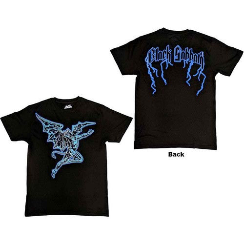 Black sabbath lightning - black, 'lightning