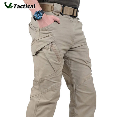 Men military trousers combat - men's,