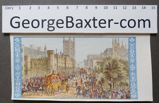 Queen Victoria Opening Parliament  by Le Blond 1850’s - FREE POST