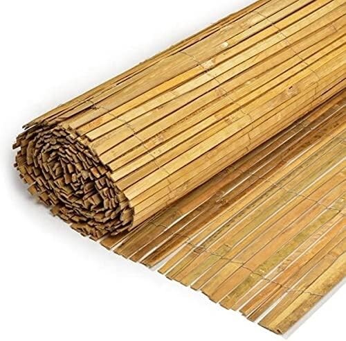 Bamboo slat fence - x,