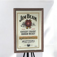 Jim Beam Style Wooden Framed