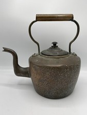 Antique Victorian Copper Kettle vintage Large Trapot Kitchen Stylish Old Petena