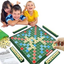 Classic Scrabble Board Game Perfect for Family Adults Kids Educational Puzzle