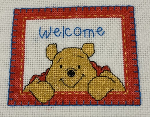 Winnie the pooh finished - winnie, cross