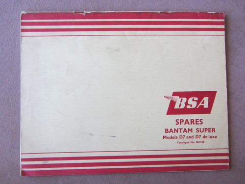 Orig 1965 bsa spares parts - 1965,