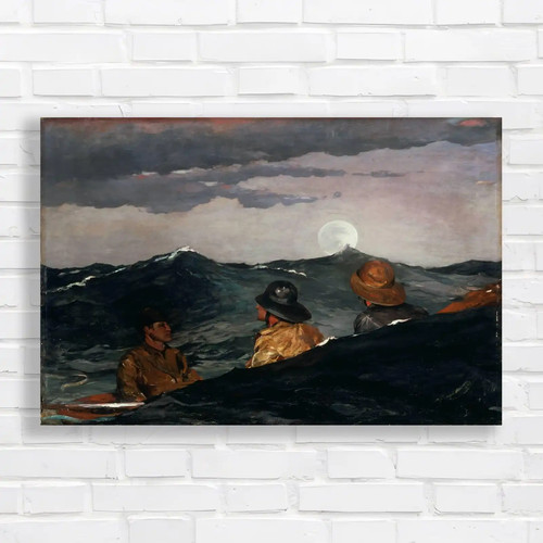 Moonlight over the - moonlight, stormy