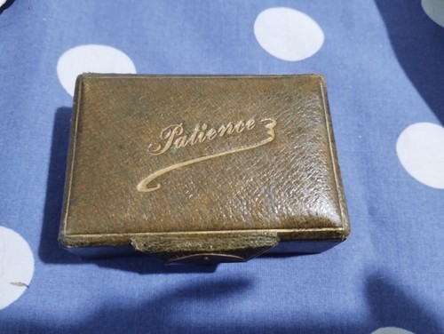 Vintage cased mini patience - cased,