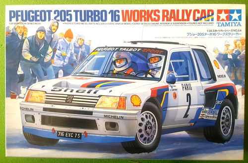 Peugeot 205 rally tamiya - 16,