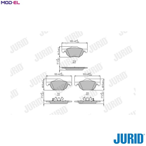 Brake pad set - brake,