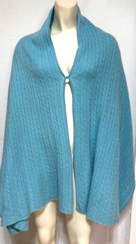 Cashmere soft blue cable - soft,