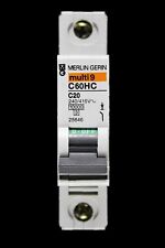 MERLIN GERIN 20 AMP CURVE C 10kA MCB CIRCUIT BREAKER C60HC 25646 MULTI9