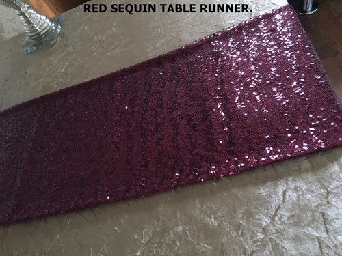 Dark red sequin velvet - sequin, +