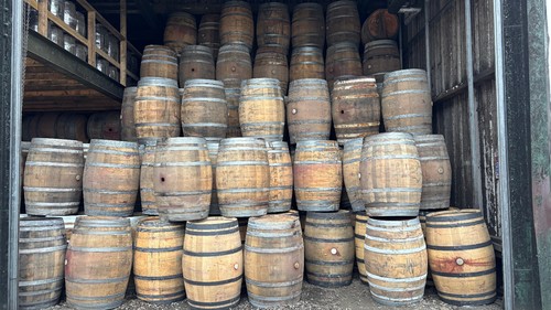 Wine barrels sizes - in, 2