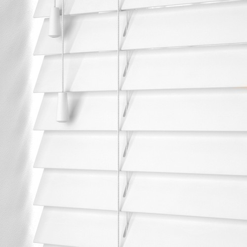 White faux wood string - white,