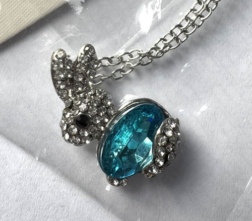 Rabbit blue bunny crystal - blue,