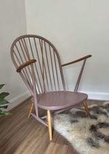 Ercol 317 Grandfather Tub Chair Upcycled MCM