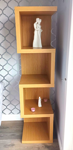 Freestanding shelf zigzag - freestanding, 4-shelf